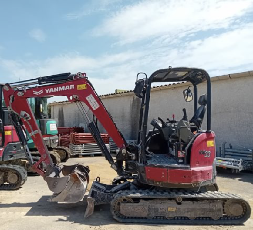 Mini pelle vio33 yanmar